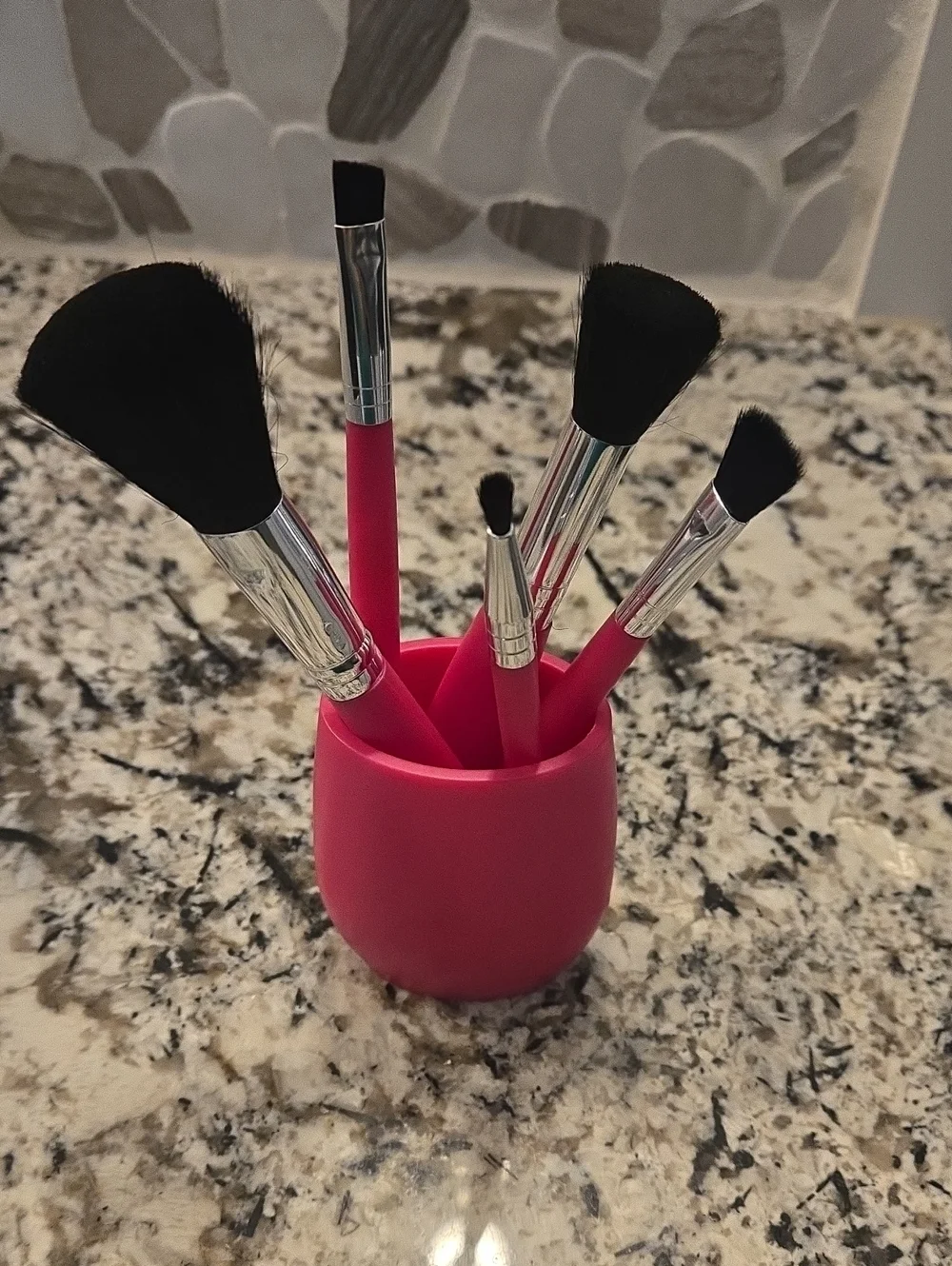 5 brush set w holder